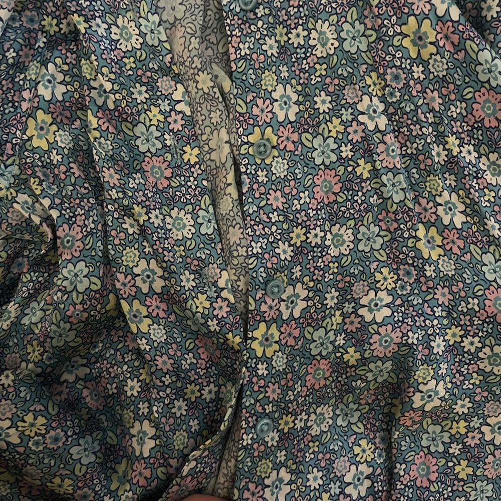 Frankie’s bikinis Fifi Silk Button Up Shirt - Picture 5 of 6